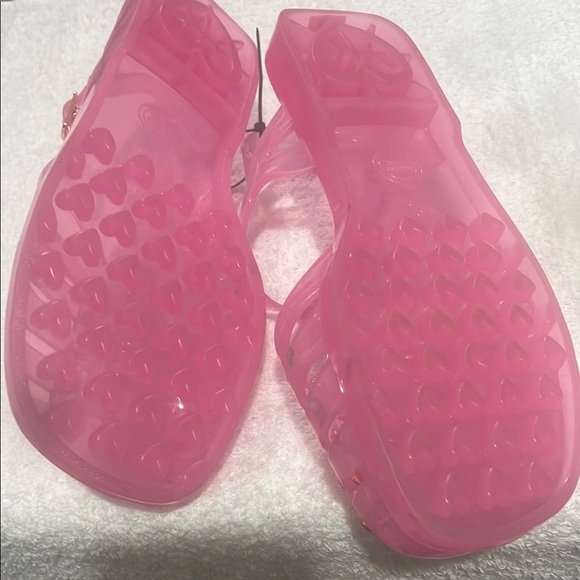 Wonder Nation Pink Jelly Sandals with Slingback Strap - Picture 4 of 4